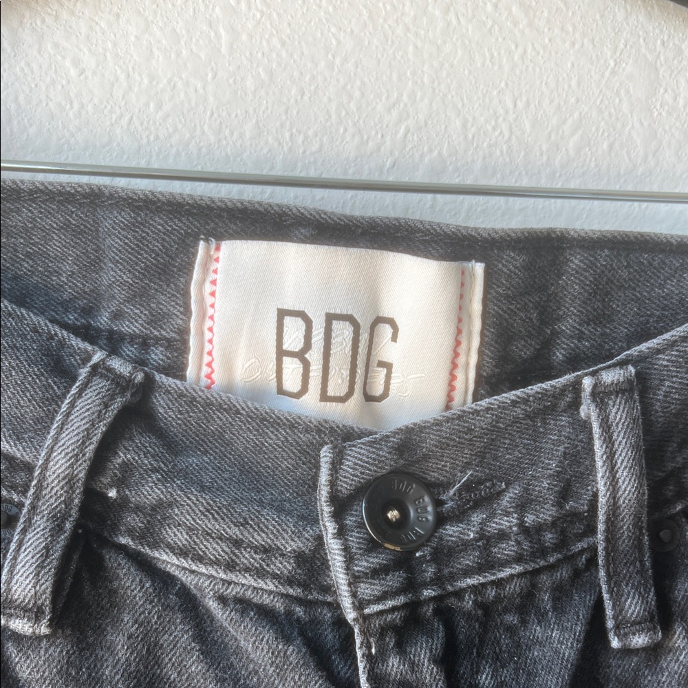 BDG Men's Jet Black Straight Jeans - Picture 2 of 5
